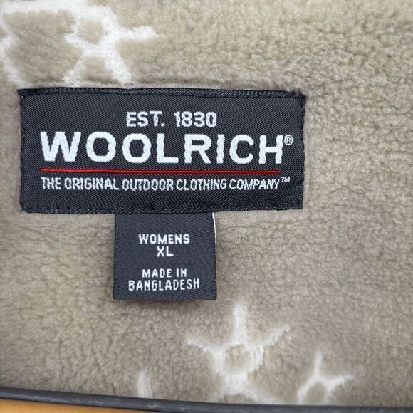 Woolrich Blossom Pink Women's Winter Coat Size XL Fleece Snowflake Lining EUC - Picture 3 of 7